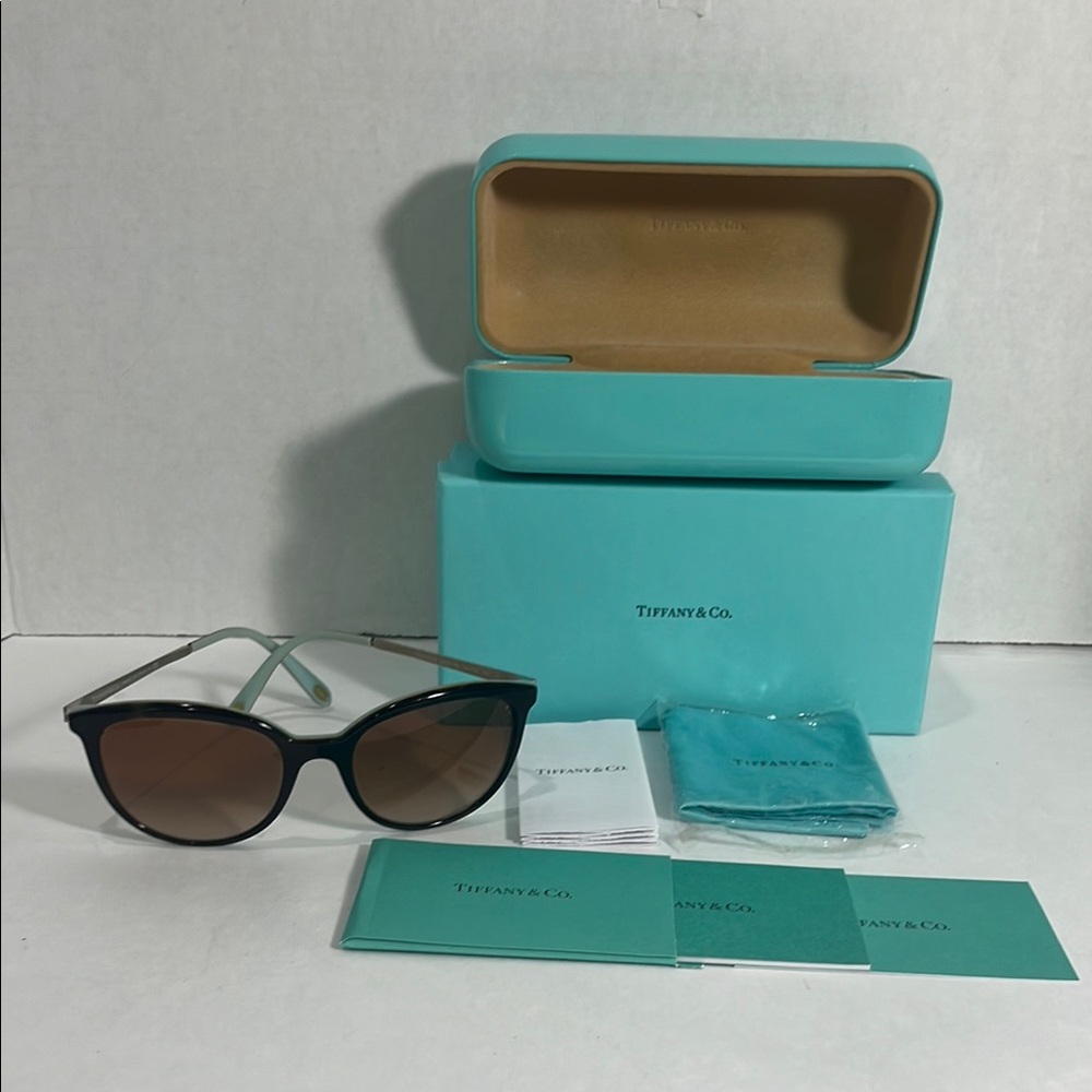 Tiffany & Co. Black Cat-Eye Sunglasses